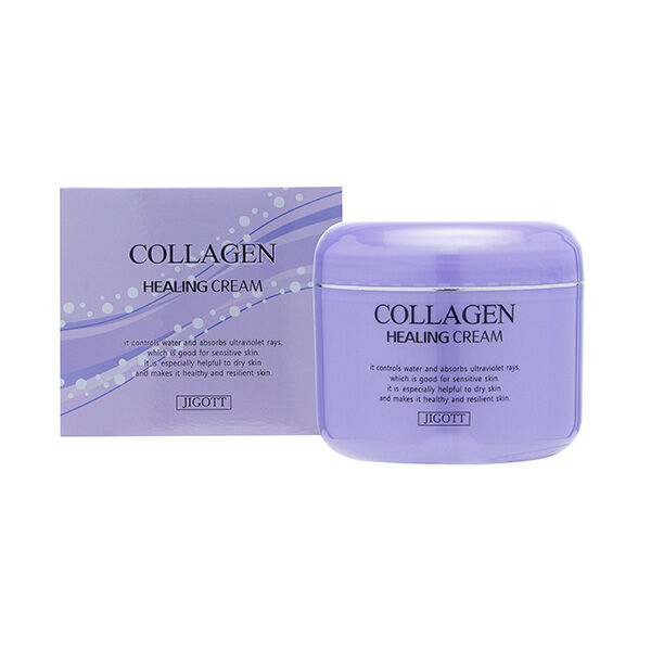 JIGOTT Крем для лица с коллагеном Collagen Healing Cream