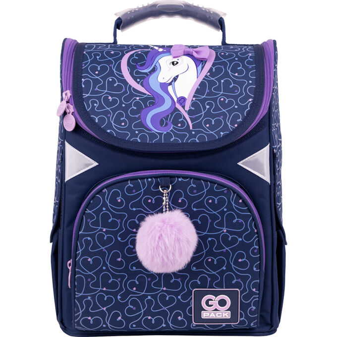 Рюкзак GoPack Education каркасный 5001S-1 Amazing Unicorn