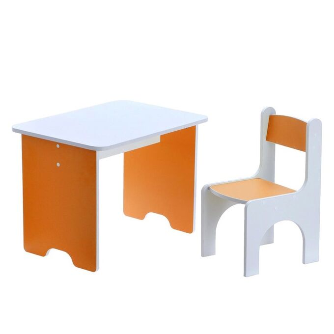 ZABIAKA Комплект мебели «Бело-оранжевый»