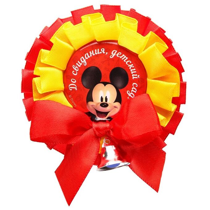Disney Орден-розетка &quot;Выпускник детского сада&quot;, с колокольчиком, Микки Маус и его друзья
