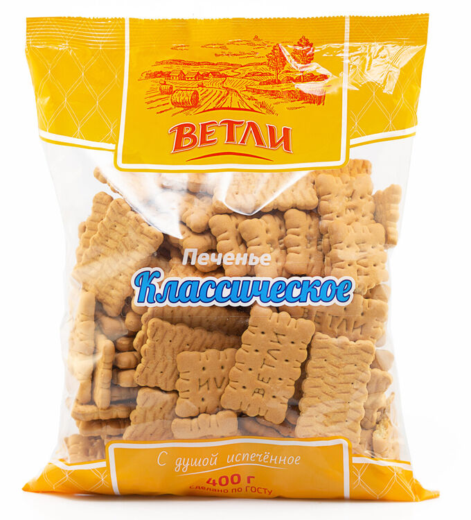 Ветли Печенье КЛАССИЧЕСКОЕ 400г