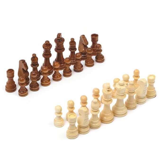 СИМА-ЛЕНД Шахматные фигуры, король h=9 см, пешка h= 4 см