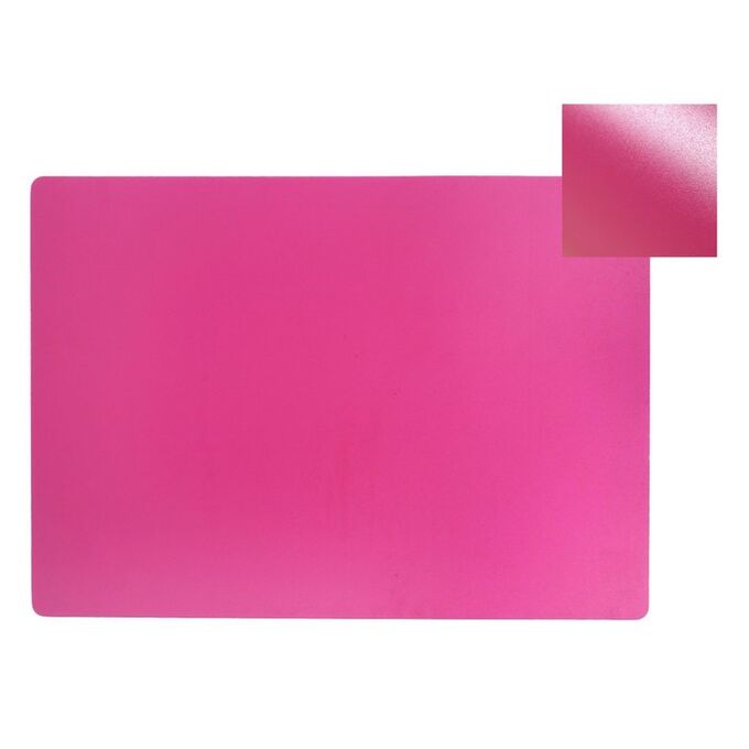 Calligrata Накладка на стол пластиковая А4, 339 х 244 мм, 500 мкм, тонированная, розовая