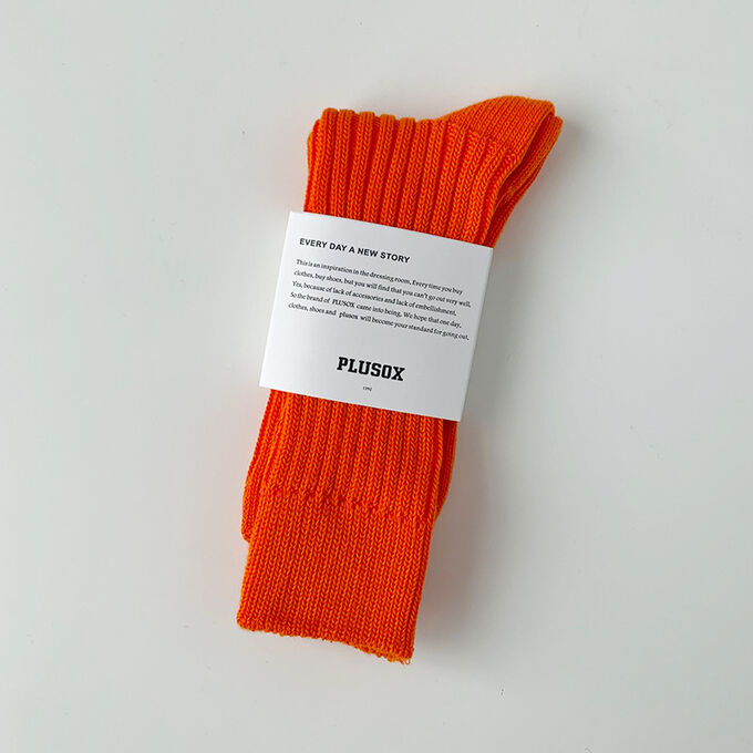 Однотонные носки унисекс, цвет оранжевый