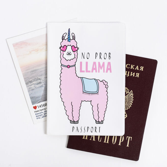 Обложка на паспорт ПВХ «Лама» 4331501