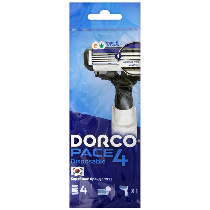 DORCO Станок для бритья одноразовый Pace 4 (1 шт) # § *
