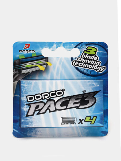 Сменные кассеты c 3-мя лезвиями для бритвенного станка 4 шт Dorco PACE 3