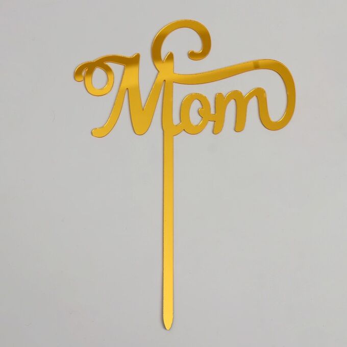 Страна карнавалия Топпер «Мама», цвет золото