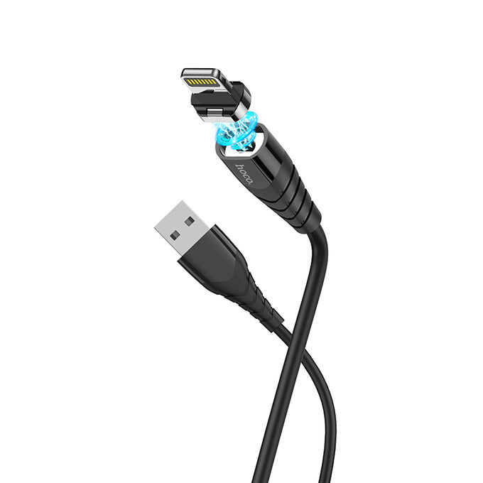 Зарядный Кабель USB HOCO X63 Racer USB to iOS Lightning 2.4А 1 м c магнитным выходом