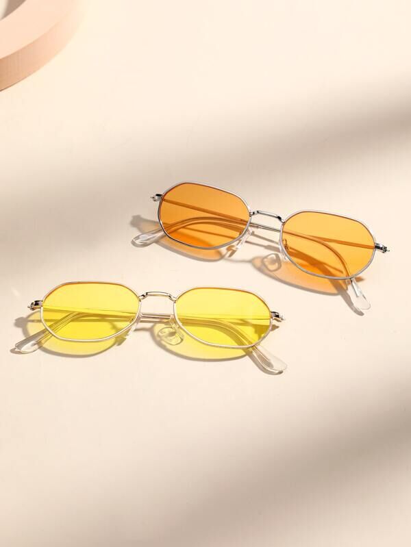 2шт Солнцезащитные очки с тонированными линзами