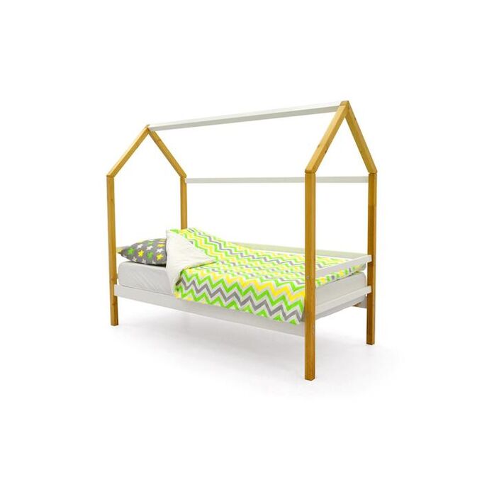 Клик Мебель Детская кровать-домик Бельмарко Svogen дерево-белый