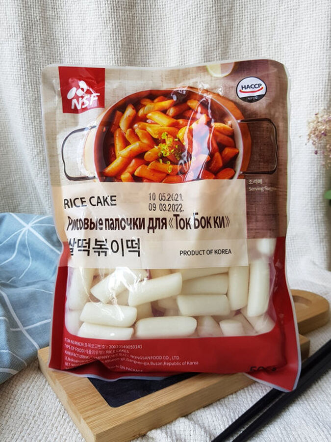 Рисовые палочки для Ток Бокки NSF, Корея, 500 г