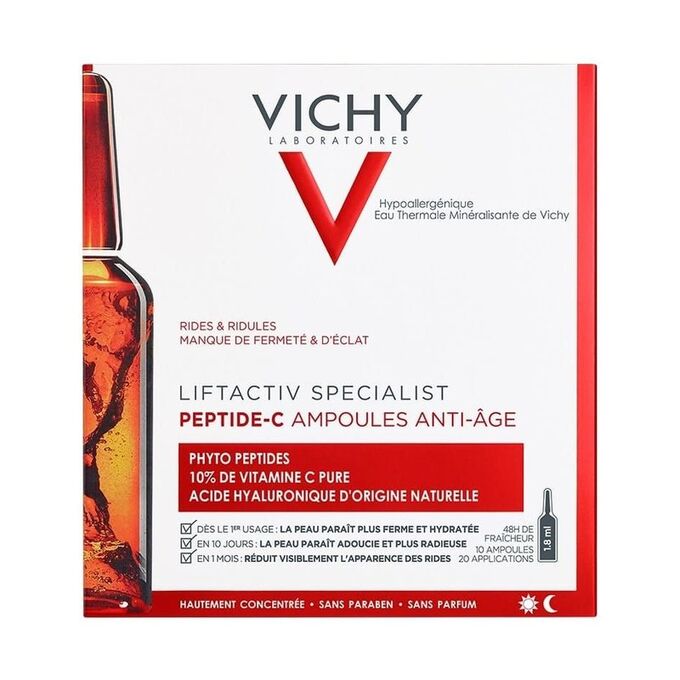 Сыворотка антивозрастная в ампулах Peptide-C, Vichy, 10шт*1.8мл