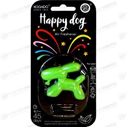 Ароматизатор в дефлектор Kogado Happy Dog Love Tulipe (Цветочный), полимерный, арт. 3305