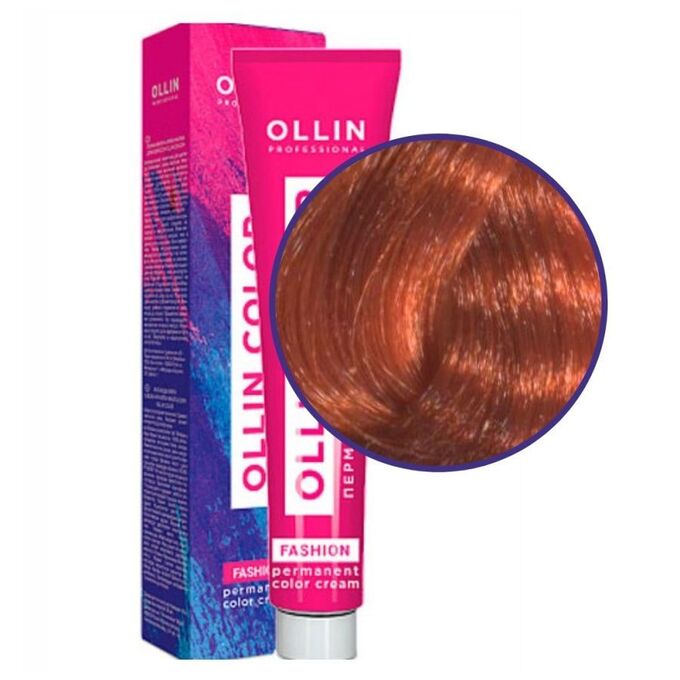 OLLIN Professional Ollin Перманентная крем-краска для волос Fashion Color, медный, 60 мл