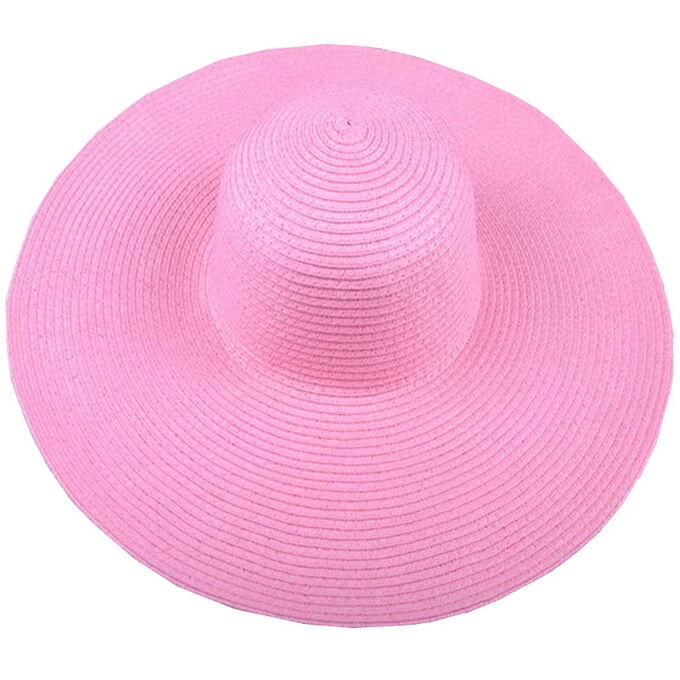 Шляпа женская светло-розовая