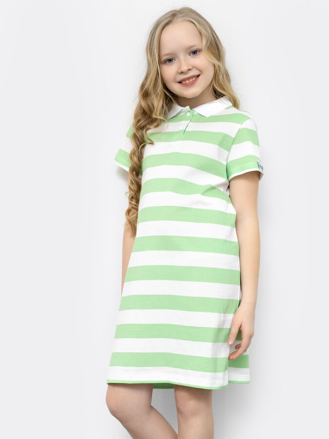 Mark Formelle Хлопковое платье-футболка для девочек