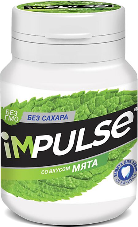 «Impulse», жевательная резинка со вкусом «Мята», 56 г