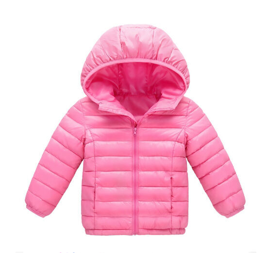 Демисезонная детская куртка, цвет светло-розовый
