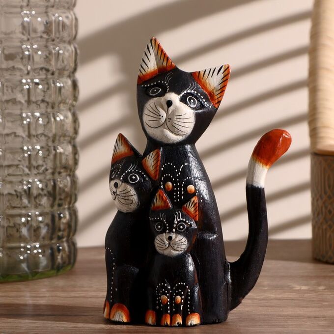 СИМА-ЛЕНД Интерьерный сувенир &quot;Семейка кошек&quot; 20 см