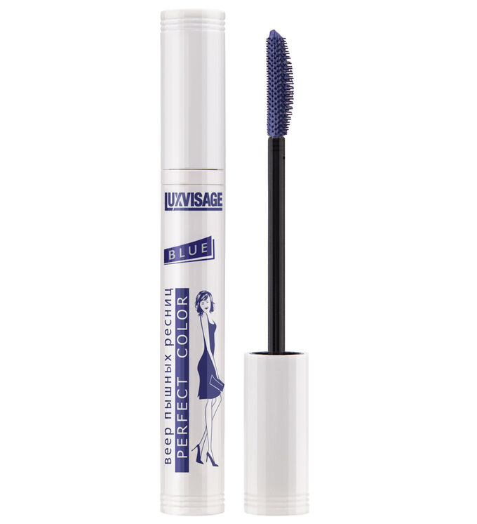 LUXVISAGE Тушь Perfect Color Веер пышных ресниц, синяя