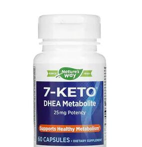 iherb Nature&#039;s Way, 7-KETO, DHEA Metabolite, 25 mg, 60 Capsules