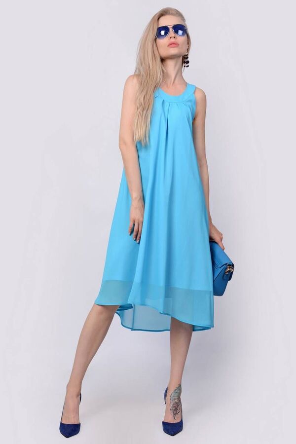 Платье PATRICIA by La Cafe C14237 голубой