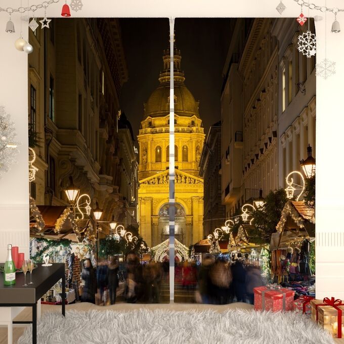 Фотошторы Новый год в Будапеште
