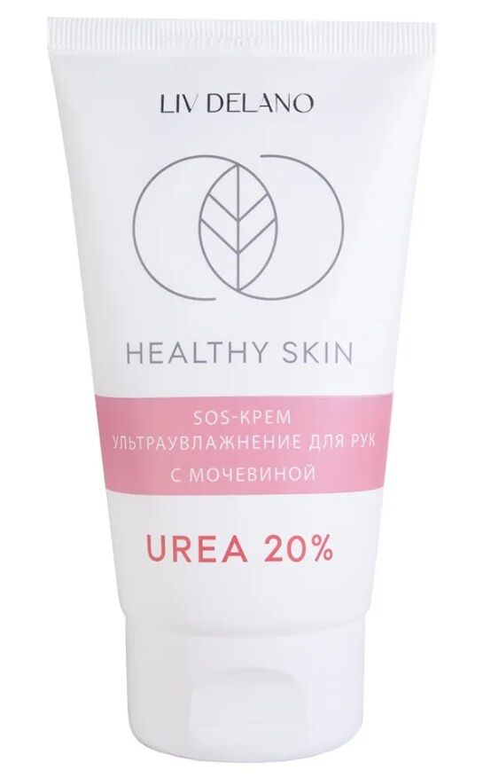 Liv Delano Крем для рук HEALTHY SKIN SOS ультраувлажнение с мочевиной 20% 150г