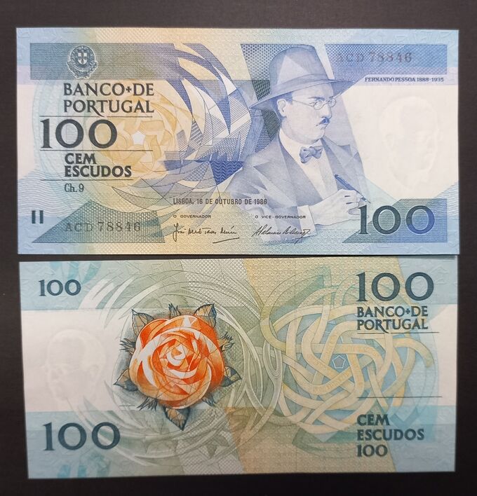 Albonumismatico Португалия 100 эскудо 1986 UNC