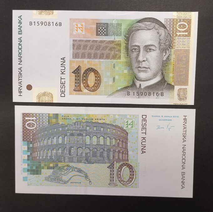 Albonumismatico Хорватия 10 куна 2012 UNC
