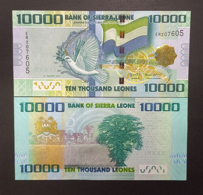 Albonumismatico Сьерра Леоне 10000 леоне 2015 UNC
