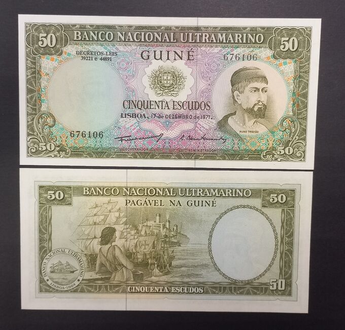 Albonumismatico Гвинея Португальская 50 эскудо 1971 UNC