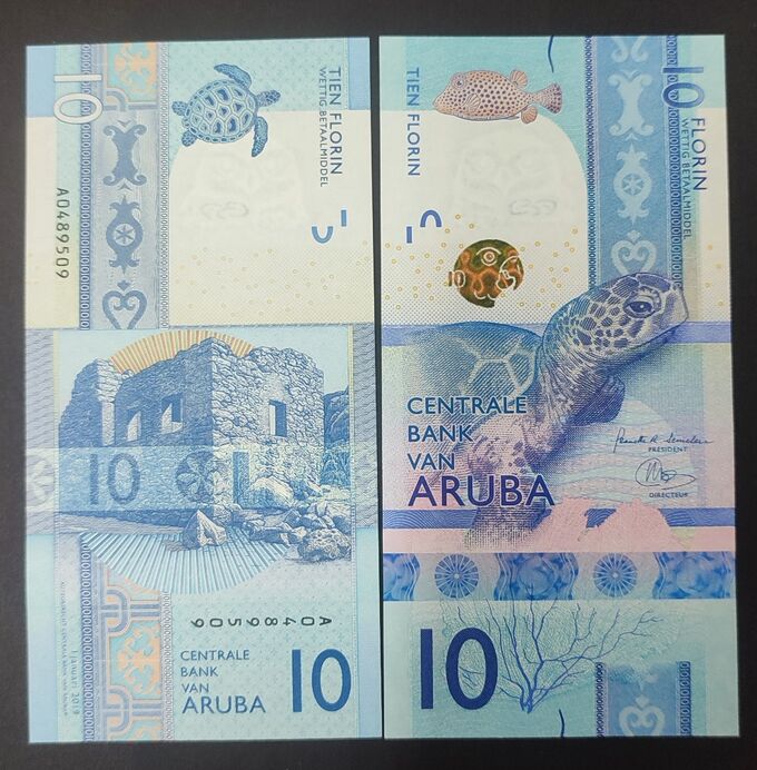 Albonumismatico Аруба 10 флоринов 2020 UNC