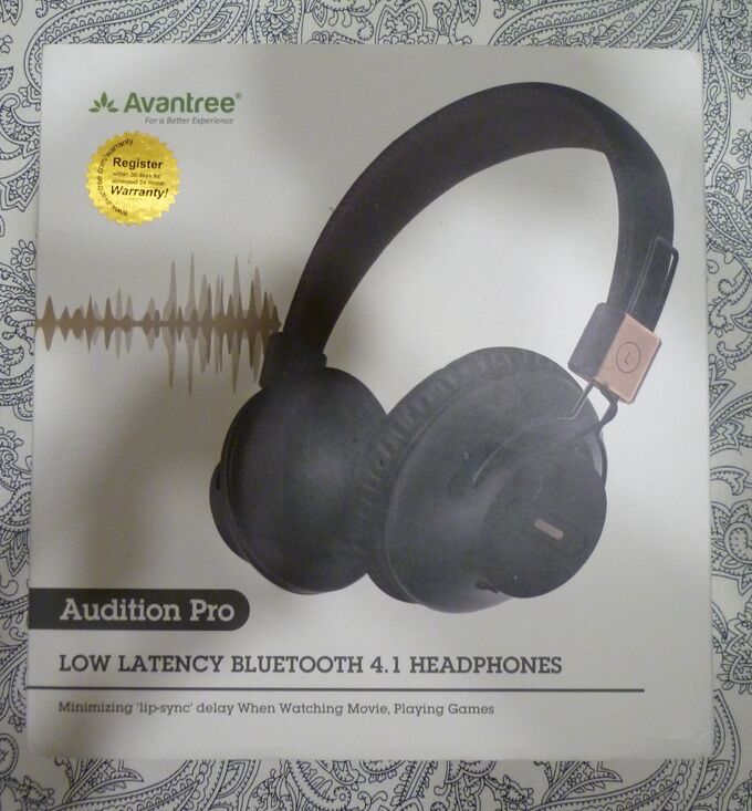 Беспроводные Bluetooth наушники Avantree Audition Pro