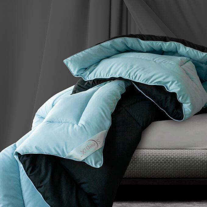 Sleep iX Одеяло MultiColor цвет: черный, голубой (140х205 см)