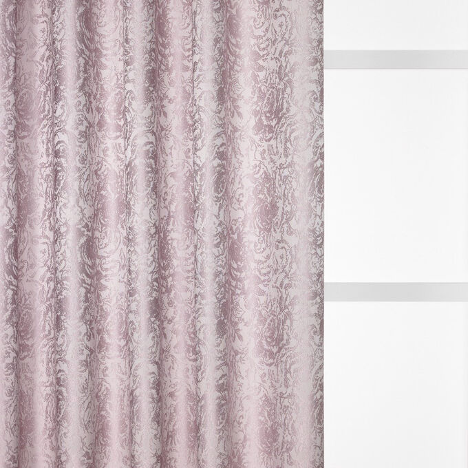 Классические шторы Россини цвет: розовый (200х270 см - 1 шт)
