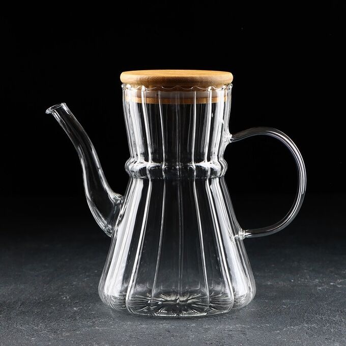 СИМА-ЛЕНД Чайник стеклянный заварочный «Эко. Восток», 800 мл, 18×11,5×17 см, без сита