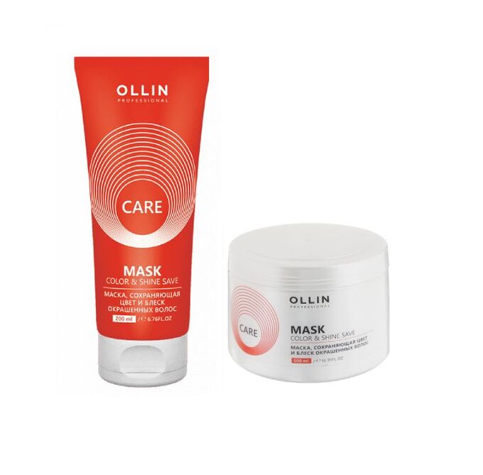OLLIN Professional OLLIN CARЕ Маска сохр. цвет и блеск окр. волос 500мл