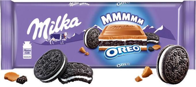 Milka Шоколад Милка молочный вк ван /печенье Орео 300г