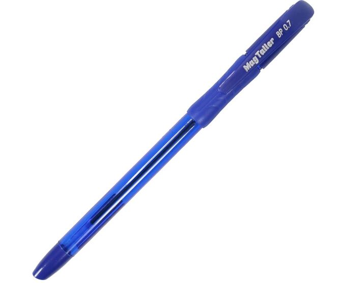 Ручка шариковая MagTaller Splash с резин.грипом, синяя