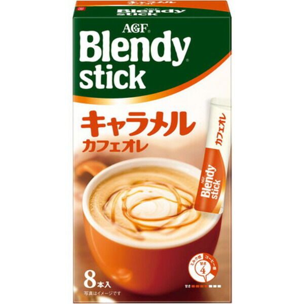AGF Бленди Кофе карамельный с молоком (8 стиков) 72г 1/24 Япония