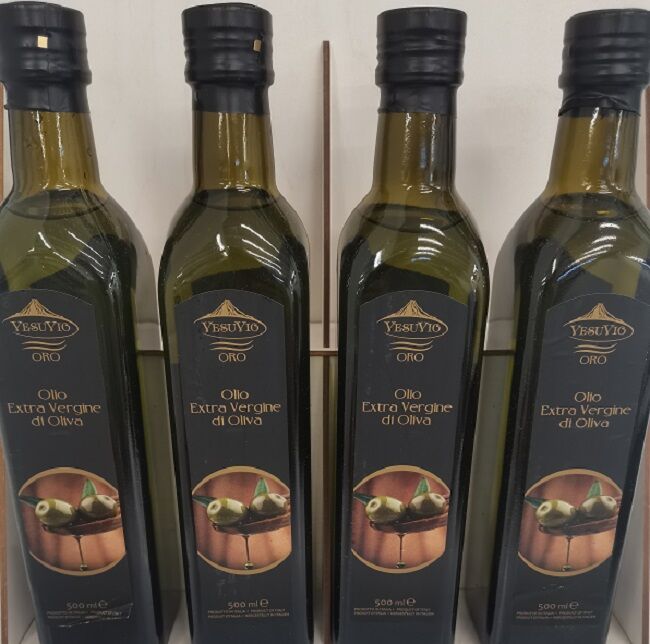 Vesuvio Акция! Масло оливковое Olio Extra Virgine di Oliva в стеклянной бутылке нерафинированное Италия