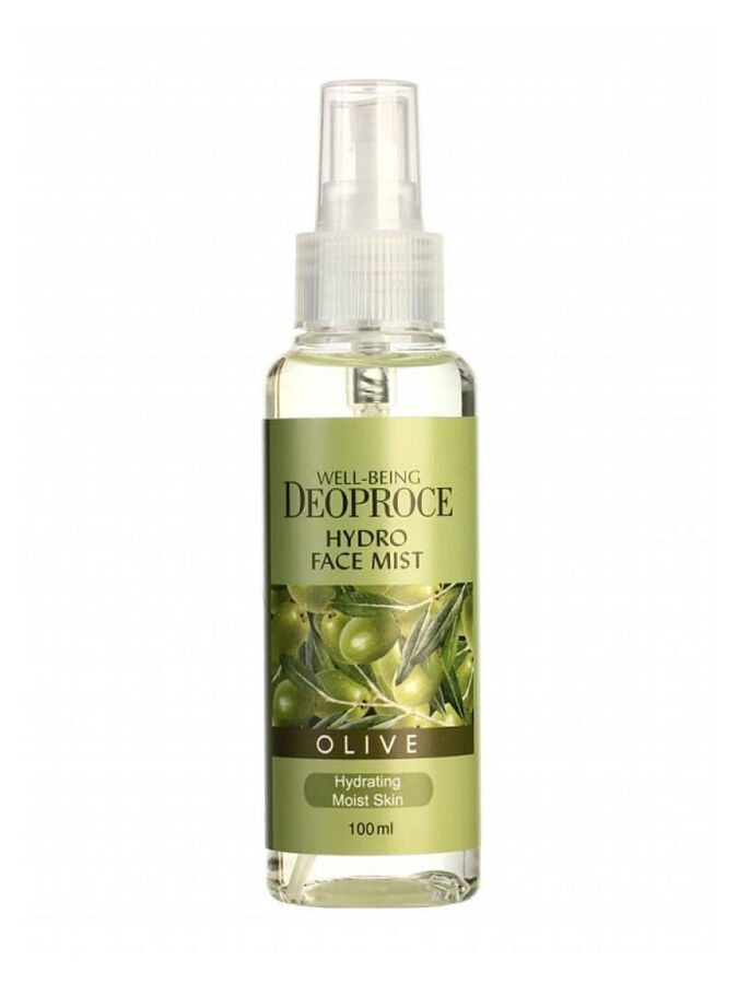 DEOPROCE Мист для лица освежающий с экстрактом оливы Well-Being Hydro Face Mist Olive