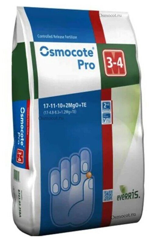 OSMOCOTE Осмокот Про 17-11-10+2+МЭ, 1кг