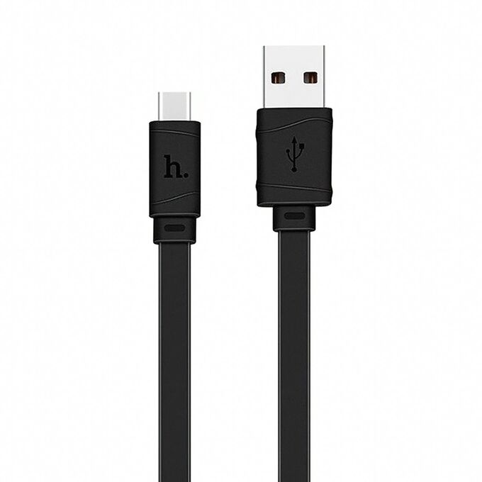 Кабель USB - Type-C Hoco X5 Bamboo (100см) (black)