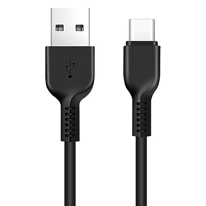 Кабель USB - Type-C Hoco X13 Easy (100 см) (black)