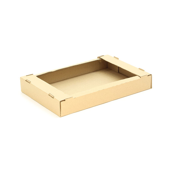 Приморская коробка Лоток картонный кондитерский 394*252*50 мм