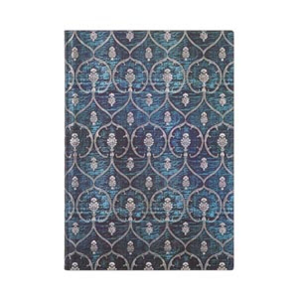 СТАММ Записная книжка Paperblanks Flexis Blue Velvet Midi лин. 130*180 мм, 176 стр. FB8096-1 (1/56) арт. FB8096-1