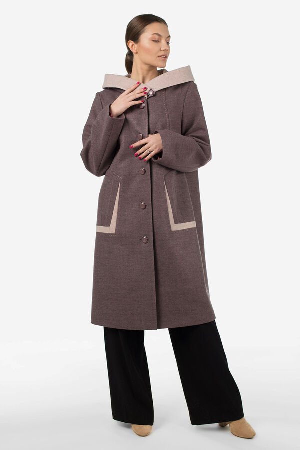 Империя пальто 01-11021 Пальто женское демисезонное